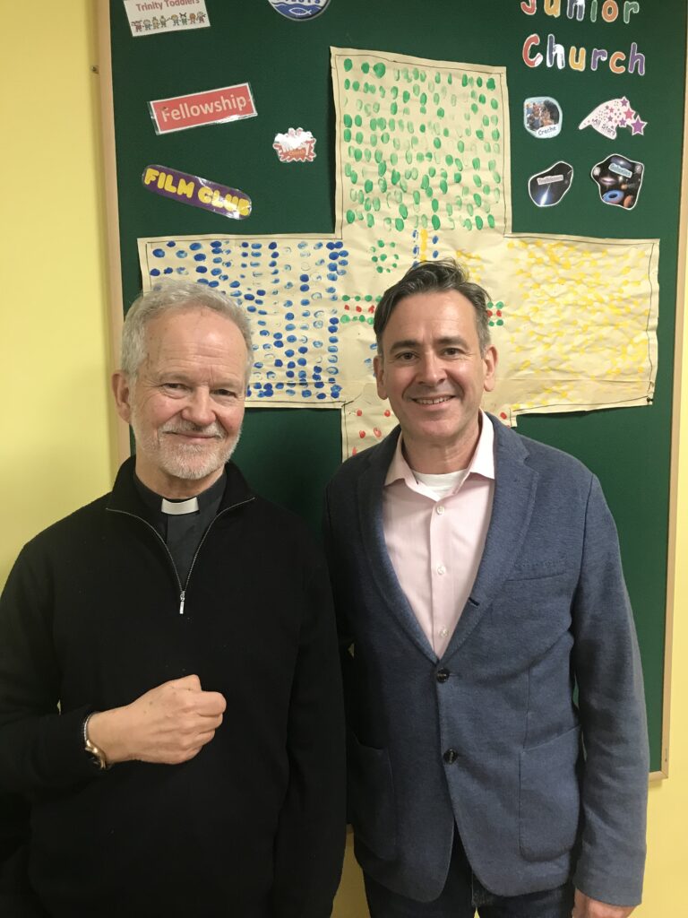 Father Simon Peat and Ed Nanno, 28 Feb 2023